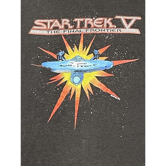 VINTAGE STAR TREK SHIRT 1980's ORIGINAL MOVIE PROMO SPRING FORD USA XL RARE. - Picture 8 of 8